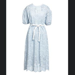MAJE Blue Ciel / Midi Dresses In Blue / Size: 34